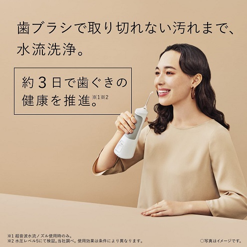 【Panasonic】口腔洗浄器 ジェットウォッシャー ドルツ コードレス WH