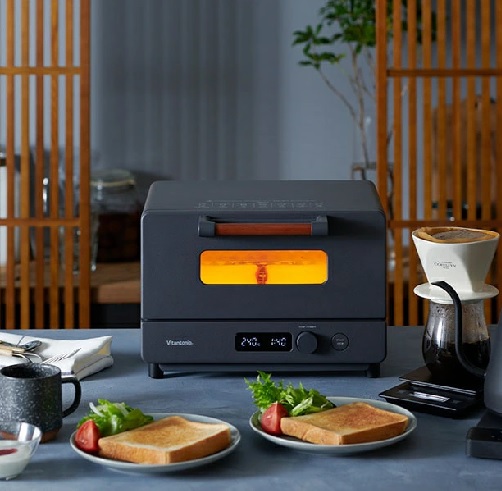 【Vitantonio】約1秒で発熱してすぐにトーストが焼けるオーブントースター