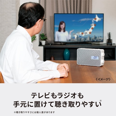 【Panasonic】ポータブルワイヤレススピーカー 「快聴音」機能