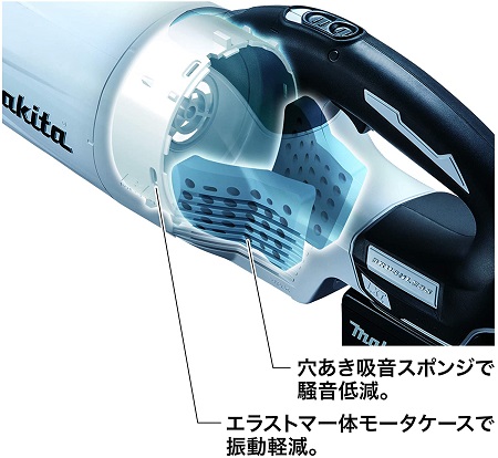 【マキタ】コードレス掃除機 カプセル式&サイクロン バッテリ充電器付 BL