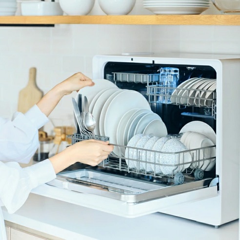 【siroca】食器洗い乾燥機 大皿も洗える大容量 4～5人分