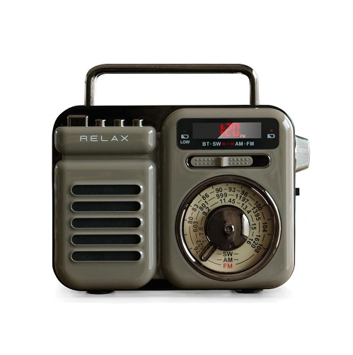 【RELAX】マルチ レトロラジオ スピーカー 1台7役 FM/AM