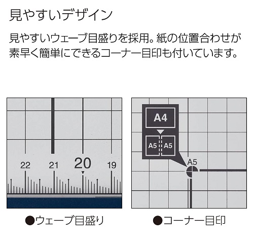 【コクヨ】裁断機 ロータリー式 20枚切り チタン加工刃 A3