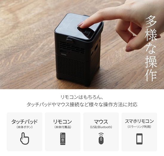 【PicoCube】ピコキューブ プロ モバイルプロジェクター