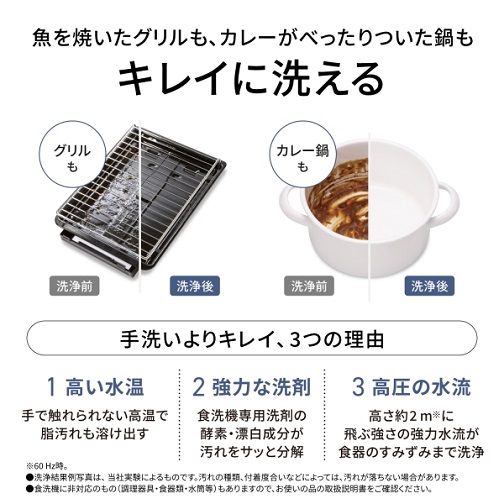 【Panasonic】食器洗い乾燥機 洗うと同時に除菌 9.9L