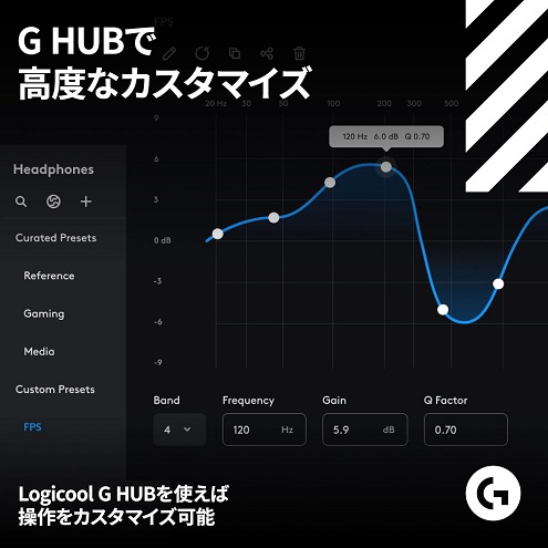 【ロジクール】Logicool G ゲーミングヘッドセット