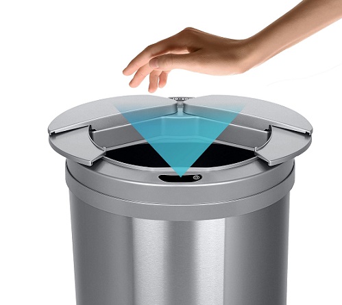 【JOBSON】賢いゴミ箱 タッチレス自動開閉ゴミ箱 49L
