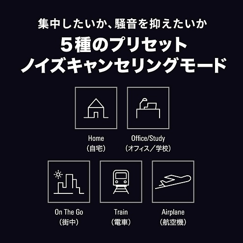 【オーディオテクニカ】ワイヤレスイヤホン ノイズキャンセリング