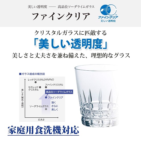 【東洋佐々木ガラス】タンブラーグラス 薄づくりグラスセット 400ml 2個