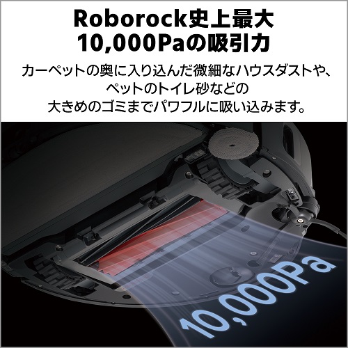 【Roborock】S8 MaxV Ultra 5way全自動ドック搭載 ロボット掃除機