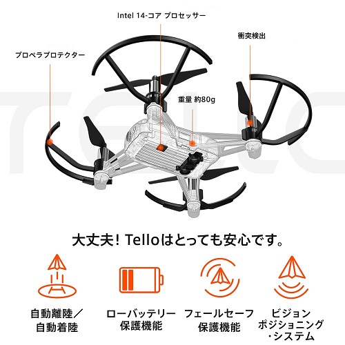 【DJI】ビギナーパイロットでも飛ばせる トイドローン