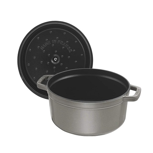 【staub】ピコココットラウンド 26cm スチーマーセット GRY