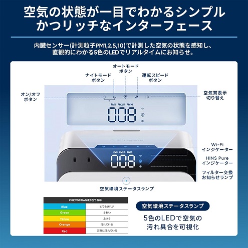 ‎【ブルーエア】空気清浄機 有害物質をパワフル吸引 56畳