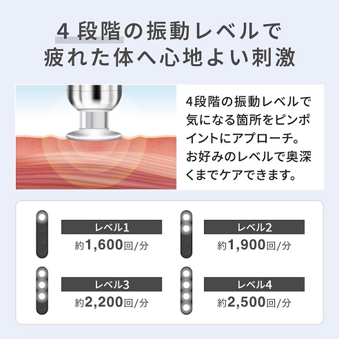 【ドクターエア】エクサガンポケット 小さいのにパワフル振動 PK