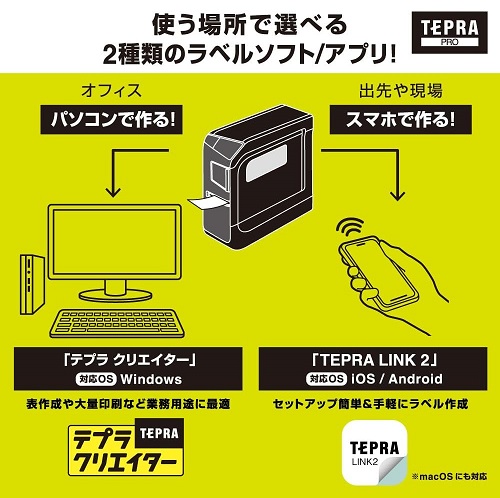 【キングジム】ラベルプリンター スマホ専用モデル