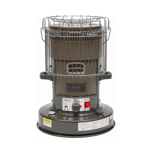 【PASECO】対流型 石油ストーブ タンク容量7L アーミーグリーン
