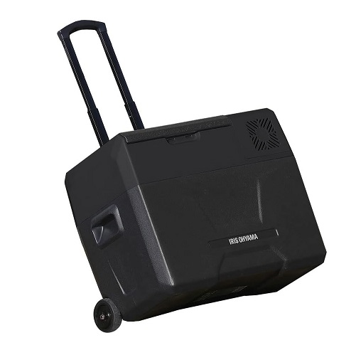 【アイリスオーヤマ】車載冷蔵庫 クーラーボックス キャスター付き 40L