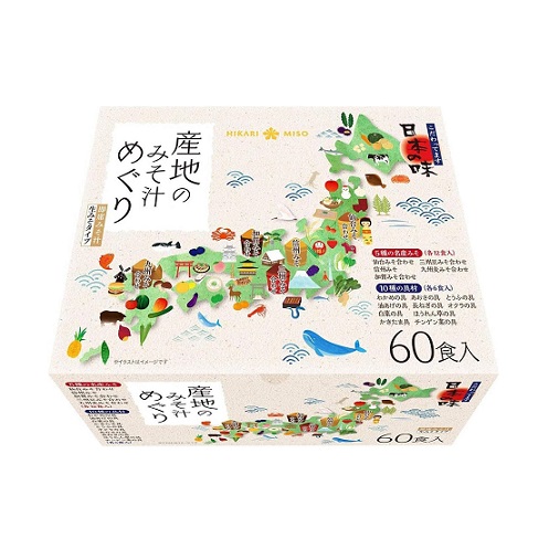 【ひかり味噌】産地のみそ汁めぐり 60食