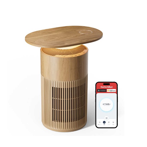 【SwitchBot】空気清浄機Table ～25畳 1台5役 360°空気清浄