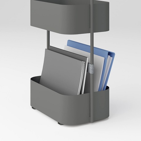 【オカムラ】スチールワゴン グレージュ