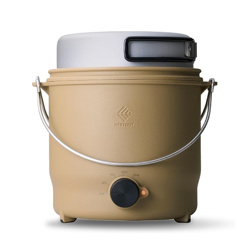 【NESTOUT】クッカー 電気調理器 容量800ml 1.5合炊飯 BG