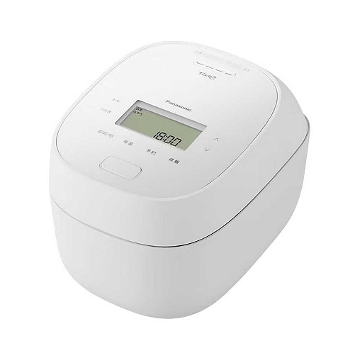 【Panasonic】可変圧力IHジャー ダイヤモンド竈 炊飯器 5.5合 WH