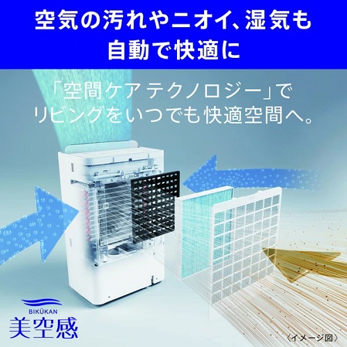 【三菱】コンプレッサー式除湿機 除湿・空清・脱臭