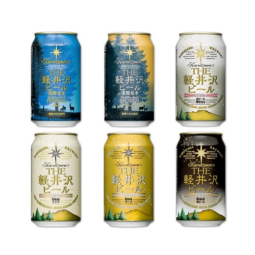 【THE軽井沢ビール】飲み比べセット 350ml缶6本入り