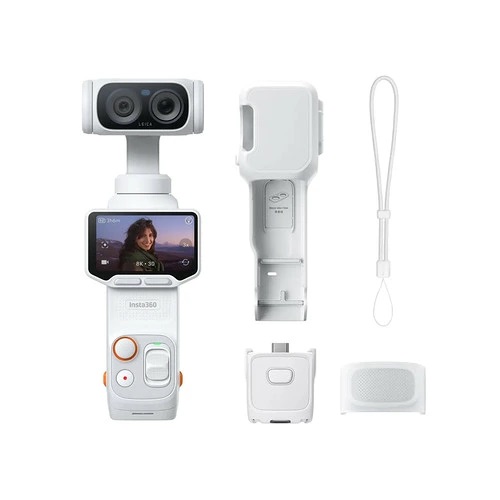 【Insta360】可変焦点距離対応デュアルレンズ 1インチ8Kセンサー採用