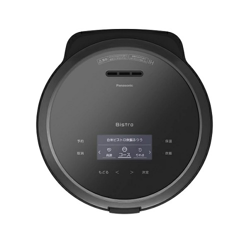 【Panasonic】可変圧力IHジャー Bistro 食感炊き分け 銘柄炊き分け 1升 BK