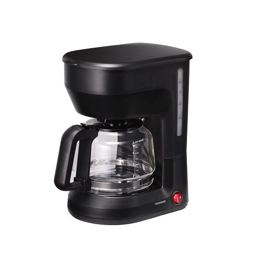 【ツインバード】コーヒーメーカー ドリップ式 750ml BK