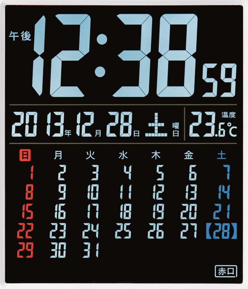【ADESSO】目覚まし時計（電波、デジタル）