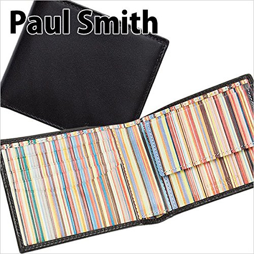 匿送可【Paul Smith】二つ折り財布 牛革873583 P094の+systemiks.ca